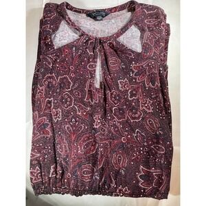 SOFT & Sexy American Eagle Outfitters Womens Sz Small Dress Bell Sleeve Maroon